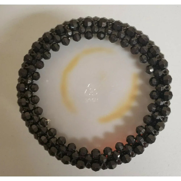 Halloween Handmade Black Cat Beaded Treat Basket - Picture 6 of 6